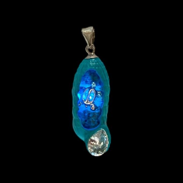 Kukudushi Fauna AQUA BLUE TURTLE - Image 2