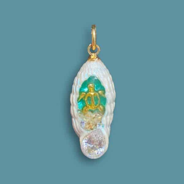 Kukudushi Fauna Gold Turtle Emerald
